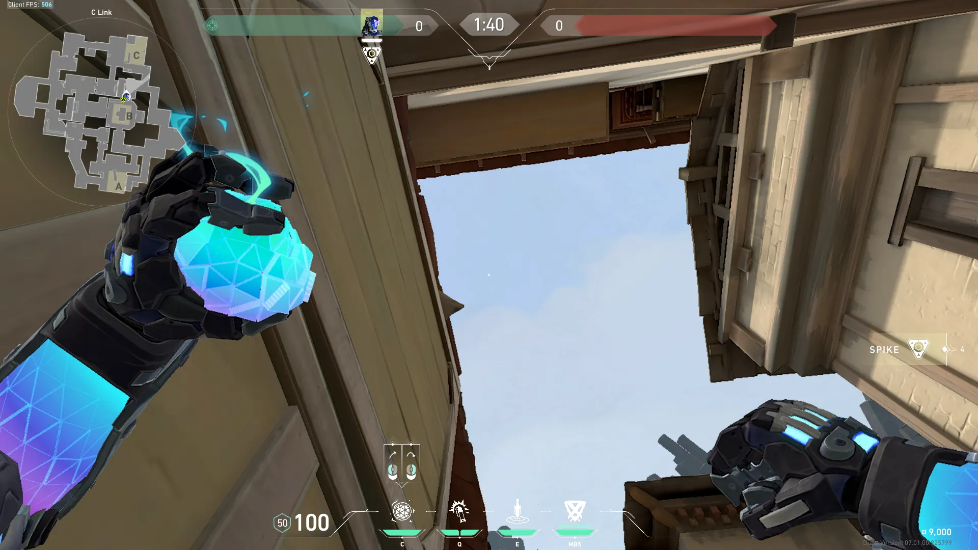 KAY/O Frag_Ment on Haven Defense Site C — step 3 of 4: Aim — line up the shot