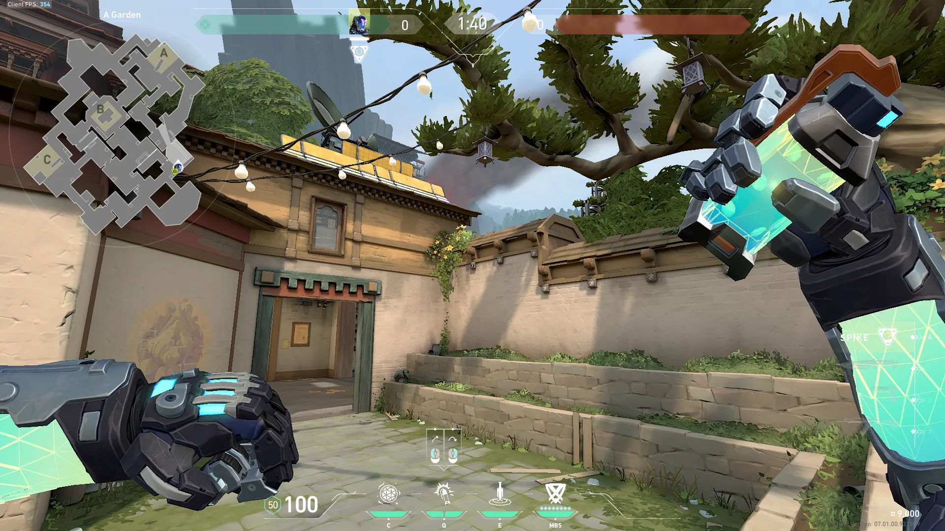 KAY/O Flash_Drive on Haven Attack Site A — step 3 of 4: Aim — line up the shot