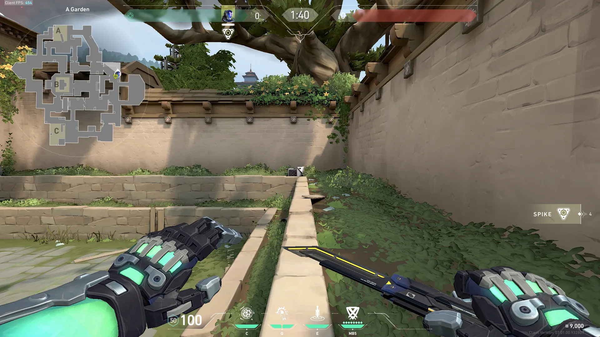 KAY/O Flash_Drive on Haven Attack Mid — step 2 of 4: Aim — line up the shot