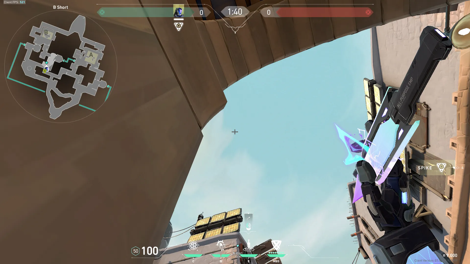 KAY/O Zero_Point on Bind Attack Site B — step 3 of 4: Aim — line up the shot