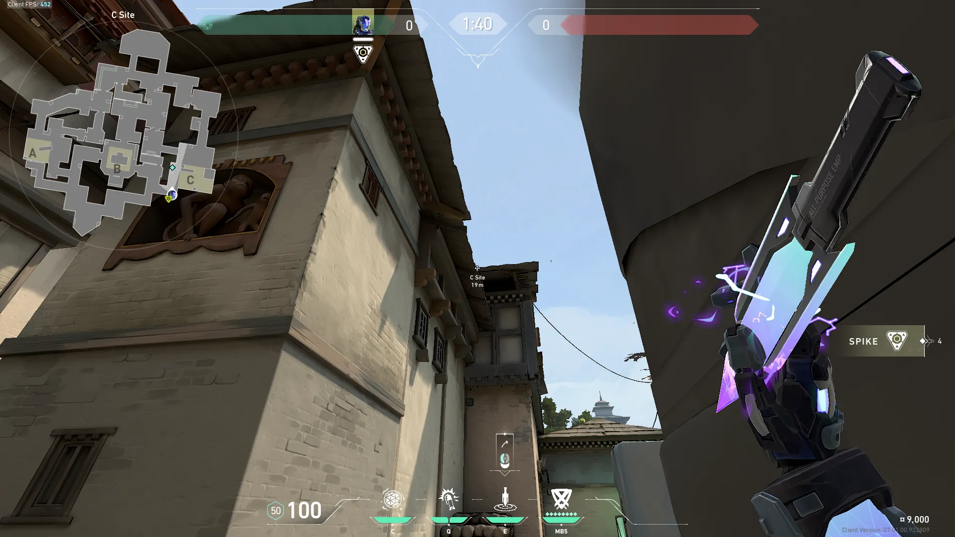 KAY/O Zero_Point on Haven Defense Site C — step 2 of 4: Aim — line up the shot