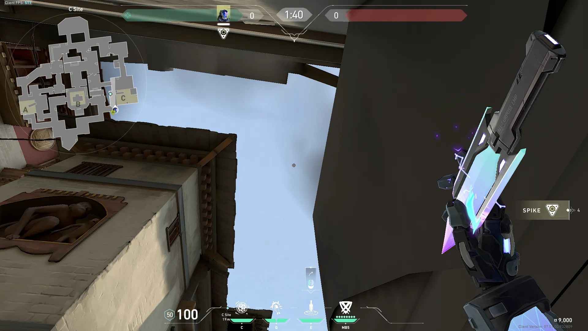 KAY/O Zero_Point on Haven Defense Site C — step 3 of 4: Aim — line up the shot