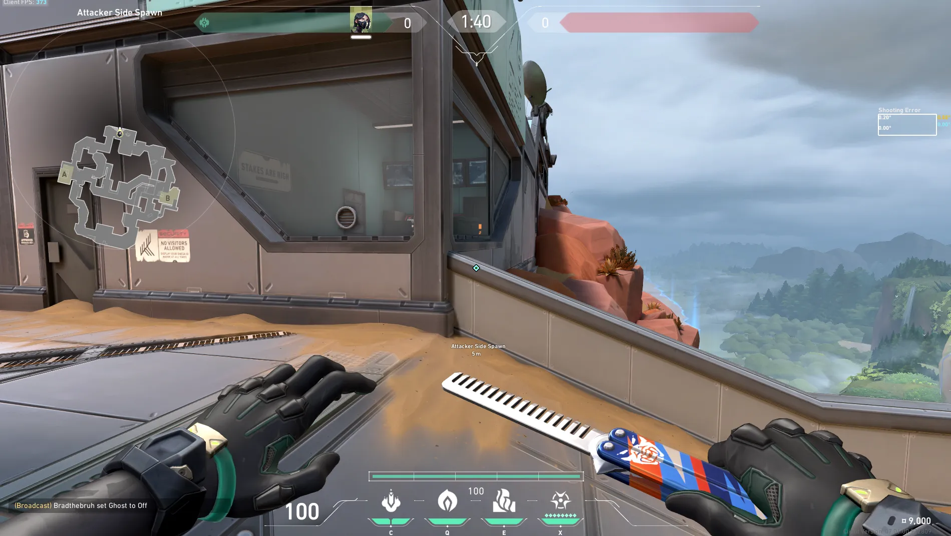 Attacker Spawn to A Corner Plant — Viper lineup on Fracture