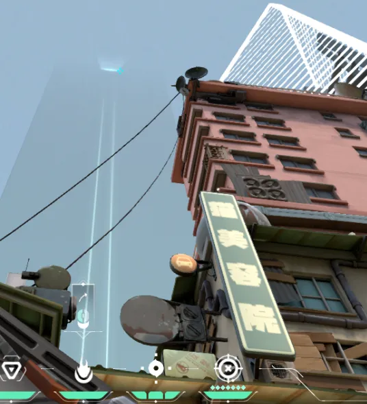 Brimstone Incendiary on Split Attack Site B — step 2 of 3: Aim — line up the shot