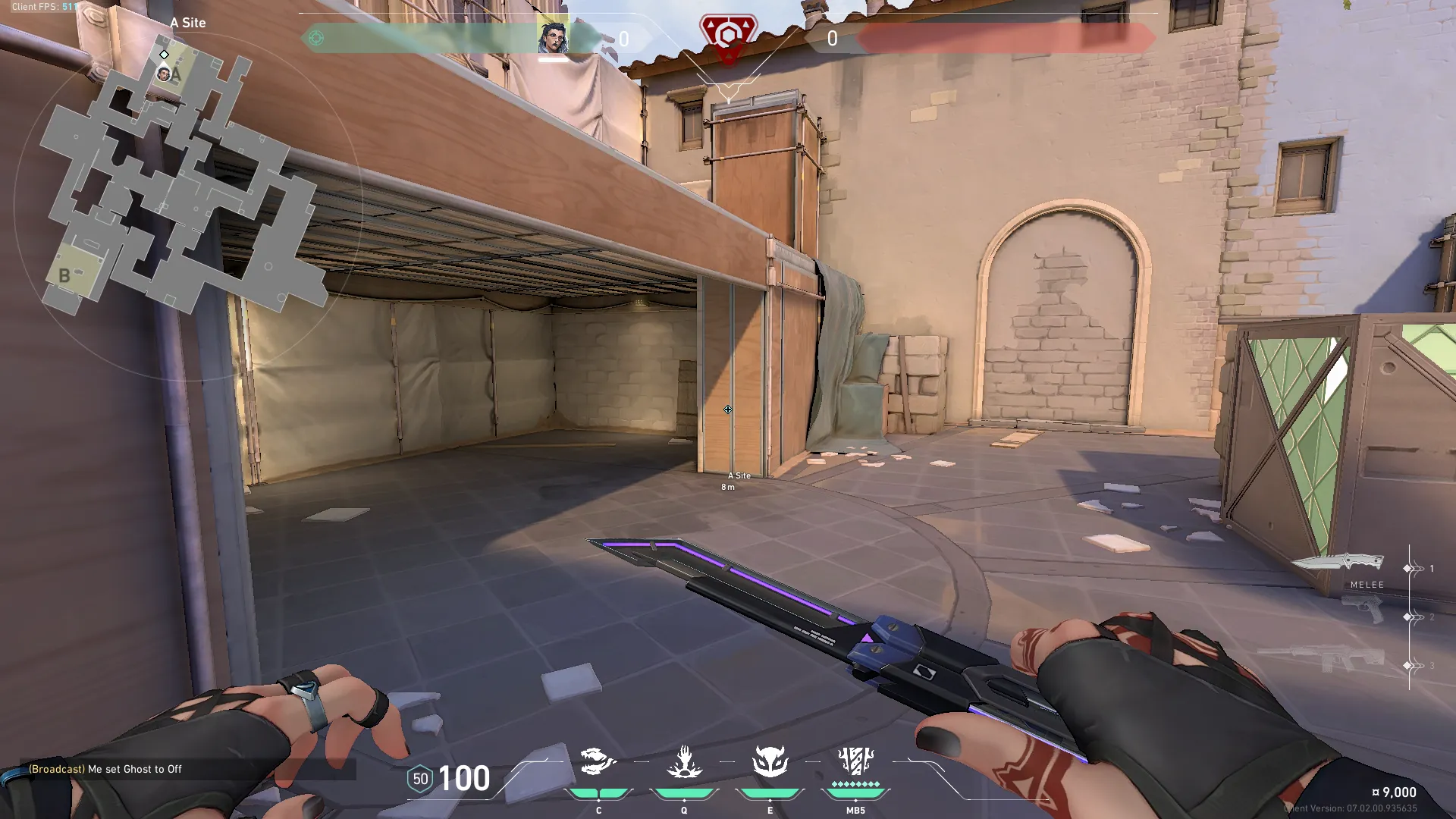 Heaven Wallbang Afterplant Eye — Fade lineup on Ascent