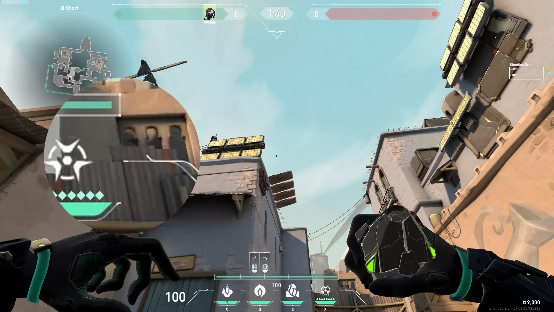 Viper Poison Cloud on Bind Attack Site B — step 2 of 3: Aim — line up the shot