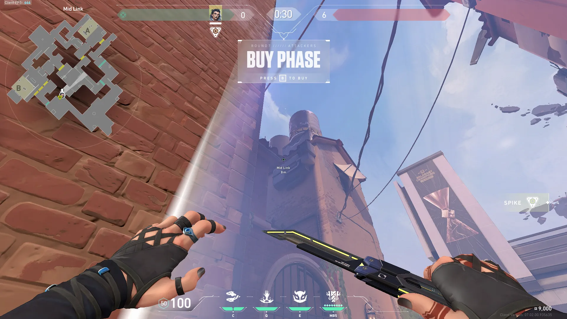 Fade Haunt on Ascent Attack Mid — step 4 of 5: Aim — line up the shot