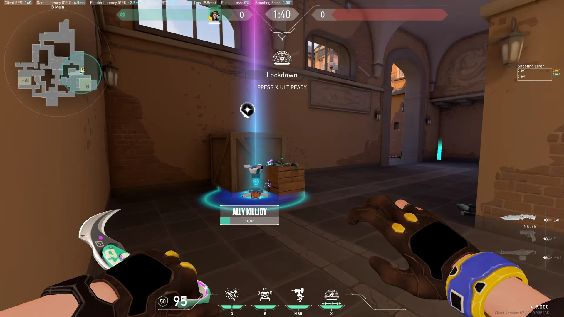 Molly to Clear Boathouse With Antiwallbang KJ Ult on Attack — Killjoy lineup on Ascent
