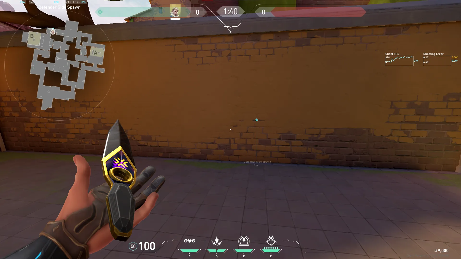A Recon Dart From B Spawn — Sova lineup on Ascent