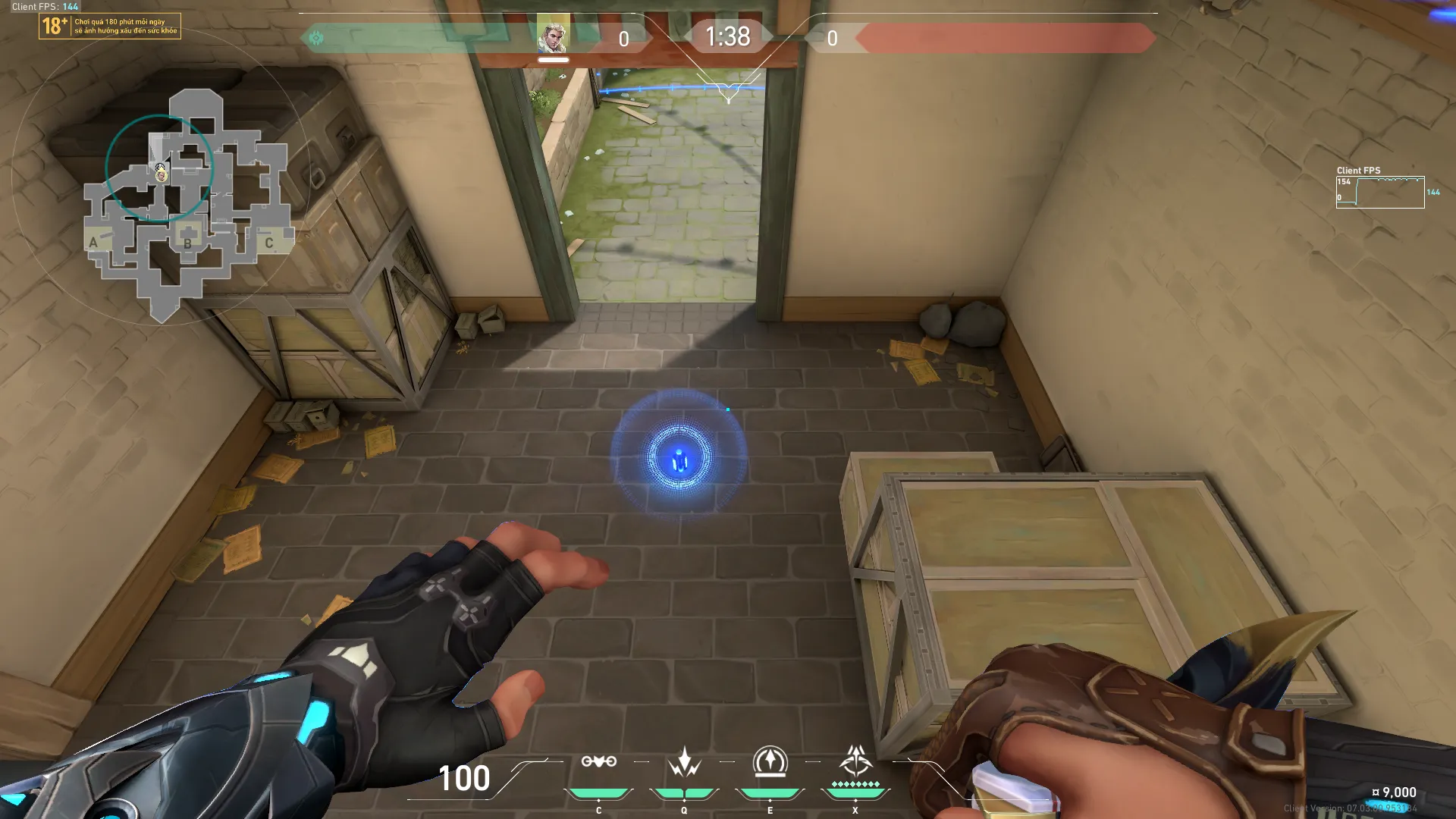 Sova Recon Bolt on Haven Defense Site A — step 3 of 3: Result