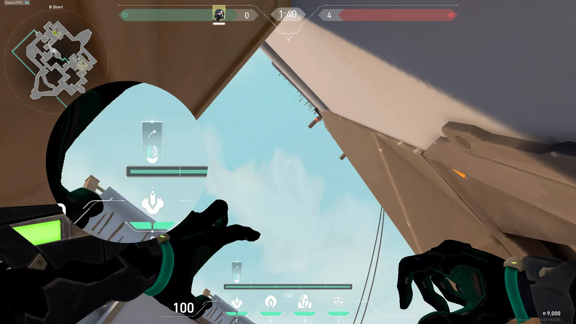 Viper Snake Bite on Bind Attack Site B — step 3 of 4: Aim — line up the shot