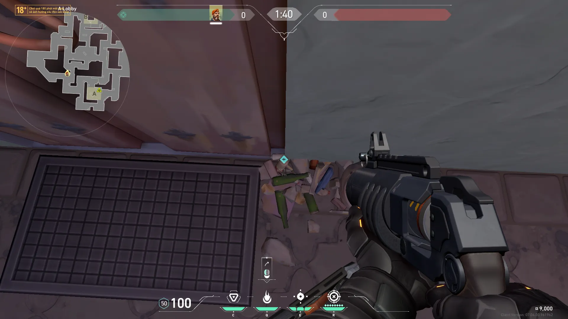 Brimstone Incendiary on Sunset Attack Site A — step 2 of 4: Aim — line up the shot