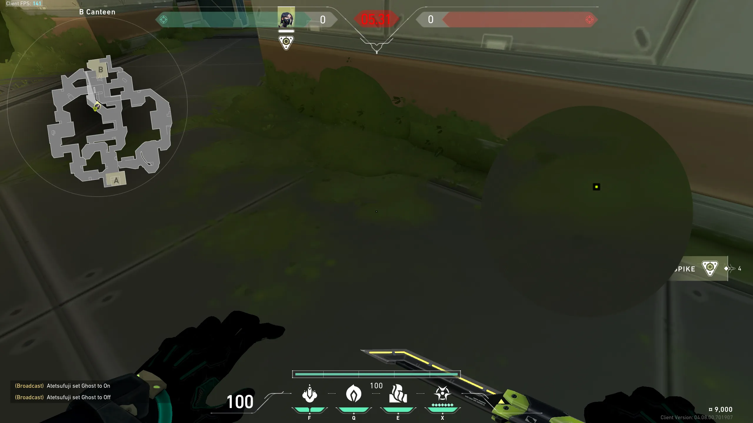 Prevent B site default plant defuse from Canteen — Viper lineup on Fracture