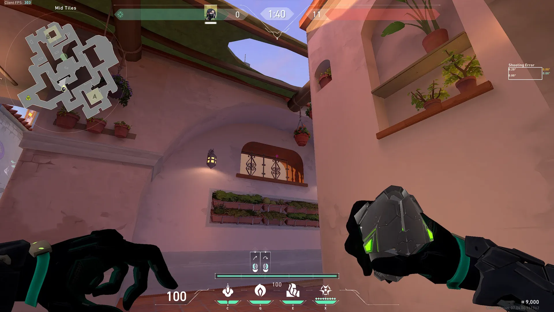 Viper Poison Cloud on Sunset Attack Site B — step 2 of 4: Aim — line up the shot