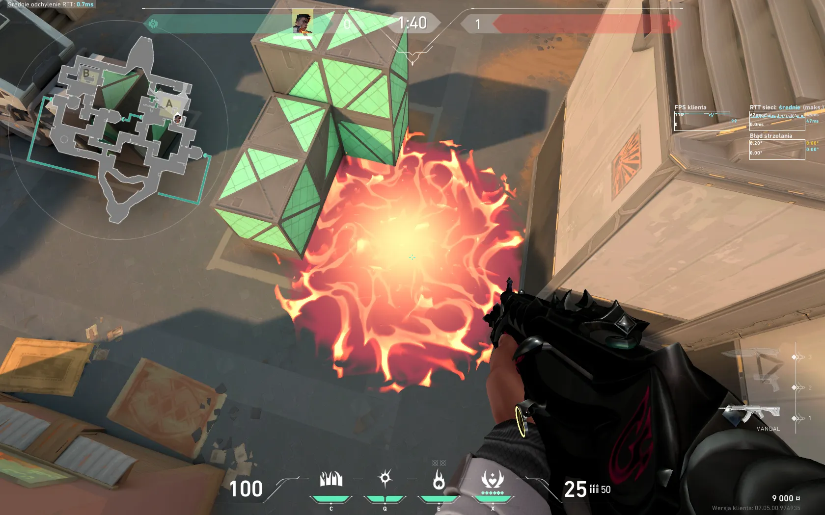 Phoenix Hot Hands on Bind Attack Site A — step 3 of 3: Result