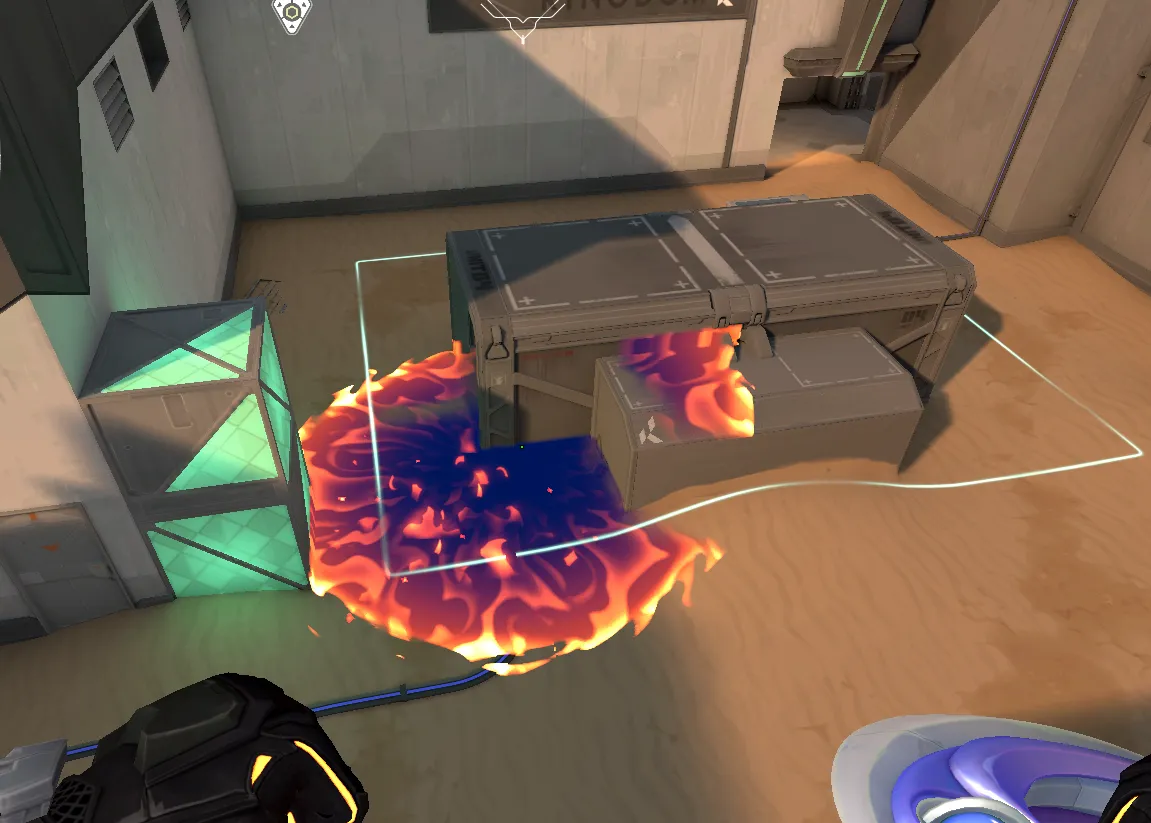 Brimstone Incendiary on Bind Attack Site B — step 4 of 4: Result