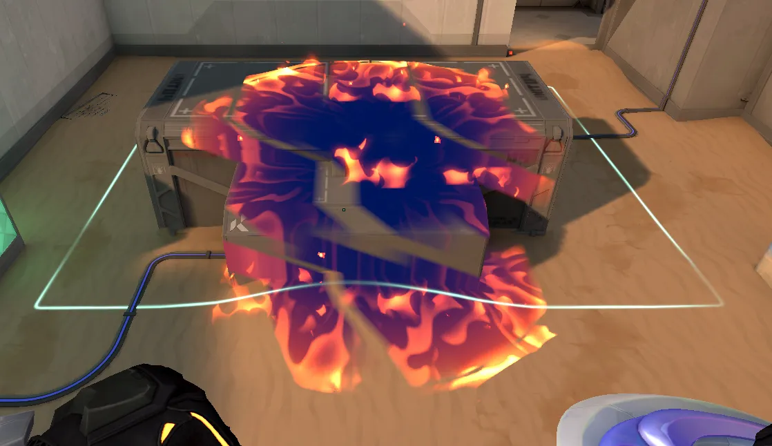 Brimstone Incendiary on Bind Attack Site B — step 3 of 3: Result