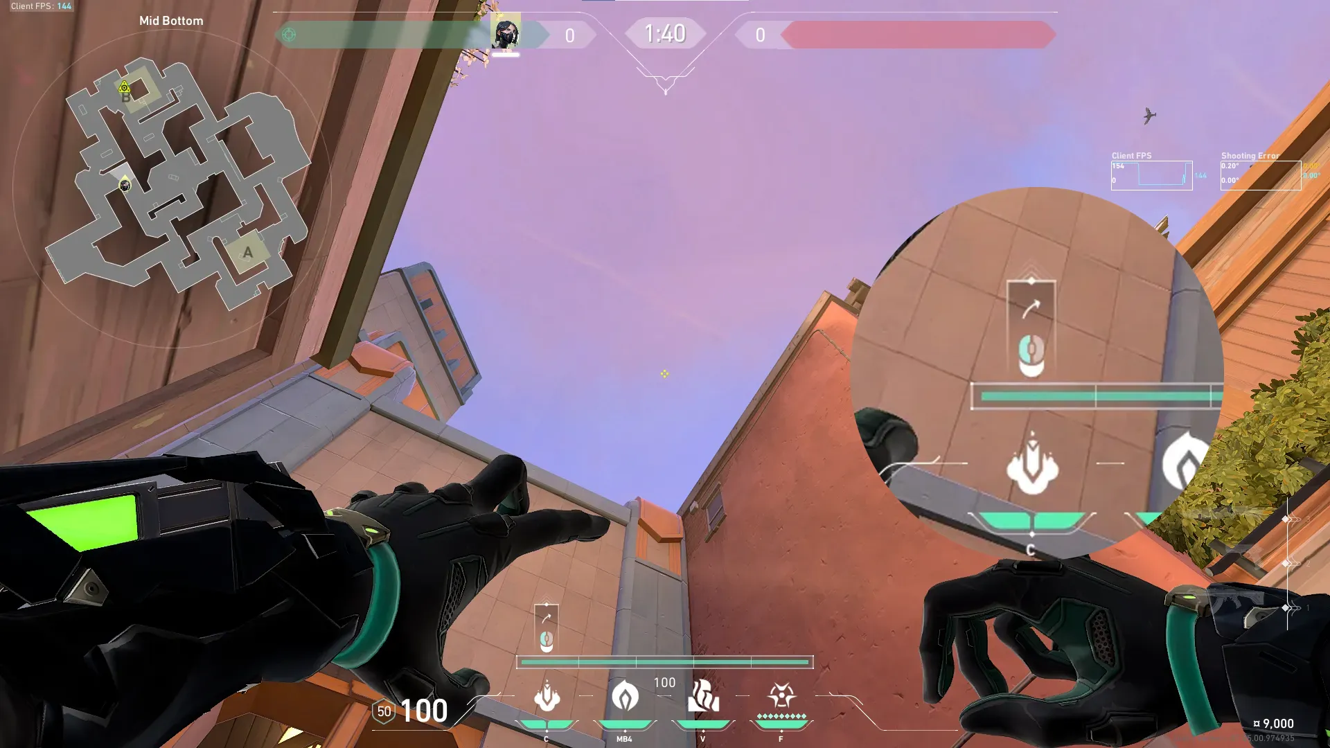 Viper Snake Bite on Sunset Attack Site B — step 2 of 3: Aim — line up the shot