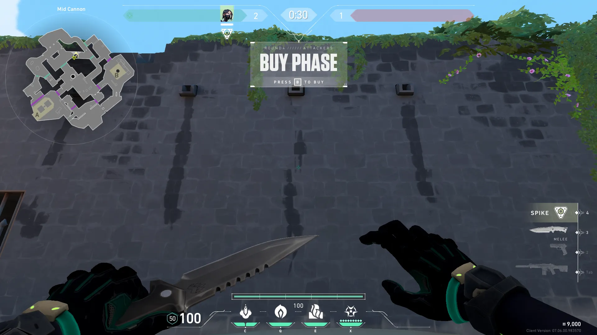 Mid Cannon to B Site — Viper lineup on Breeze