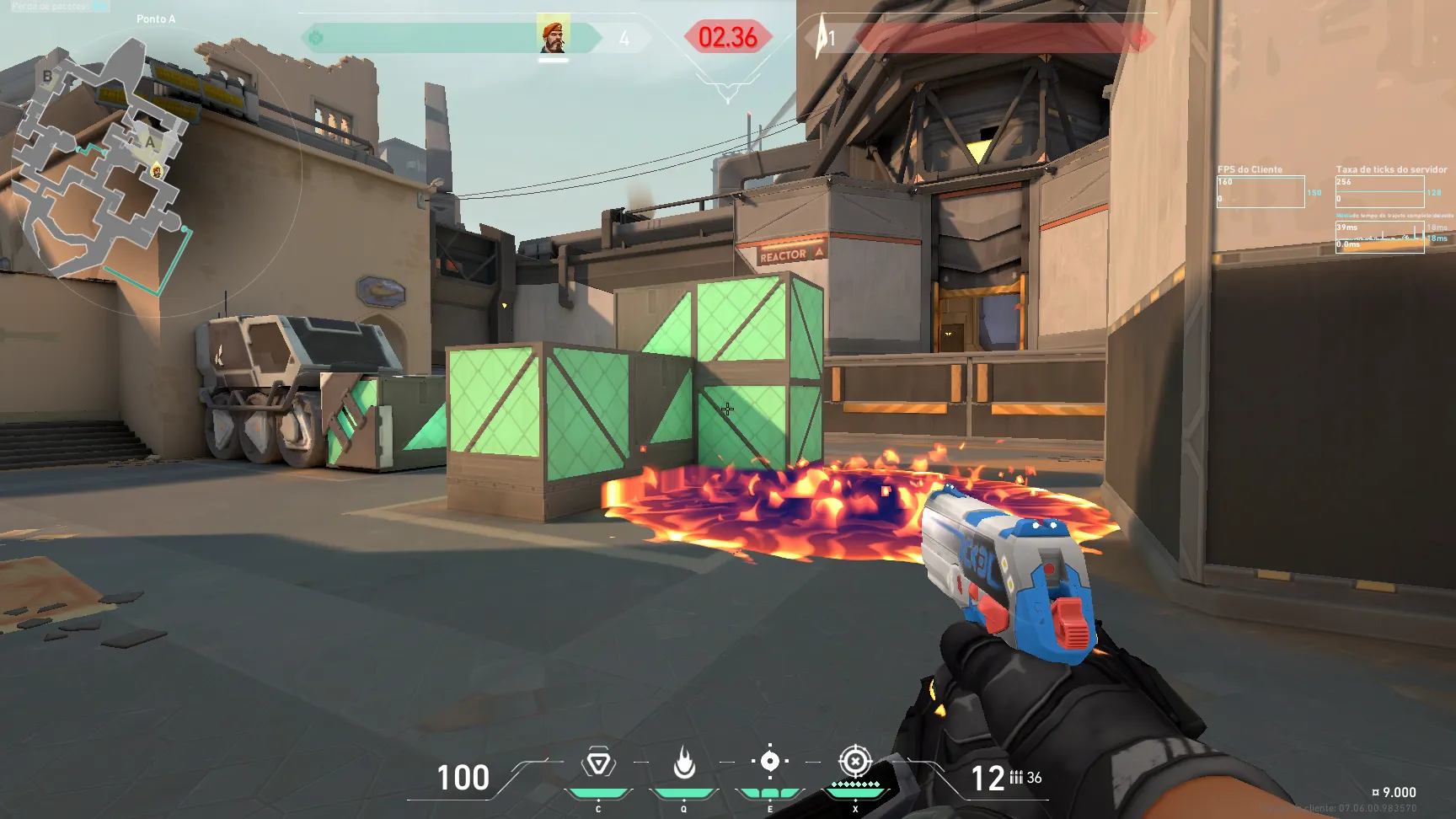 Brimstone Incendiary on Bind Attack Site A — step 4 of 4: Result