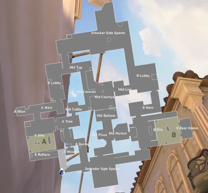 Ascent Lower A Lobby + Mid Top Scan (kay/o) — KAY/O lineup on Ascent