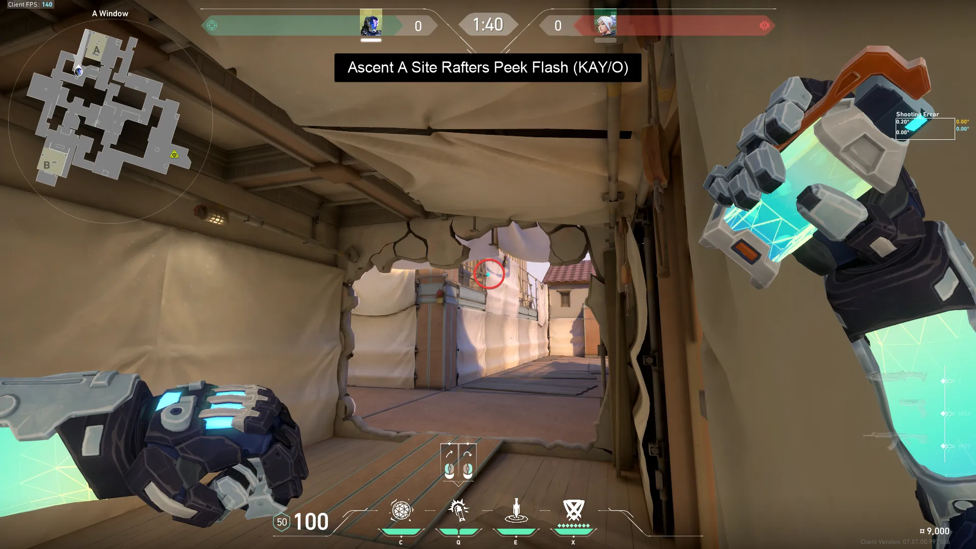 KAY/O Flash_Drive on Ascent Defense Site A — step 2 of 2: Result