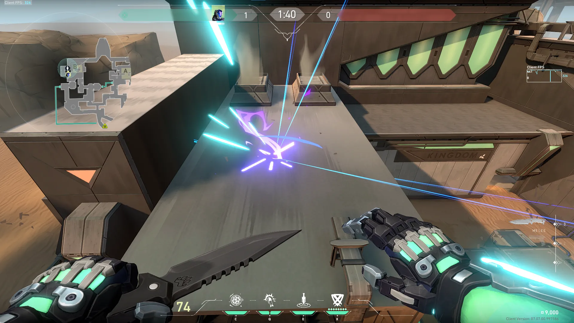 KAY/O Zero_Point on Bind Attack Site B — step 3 of 3: Result