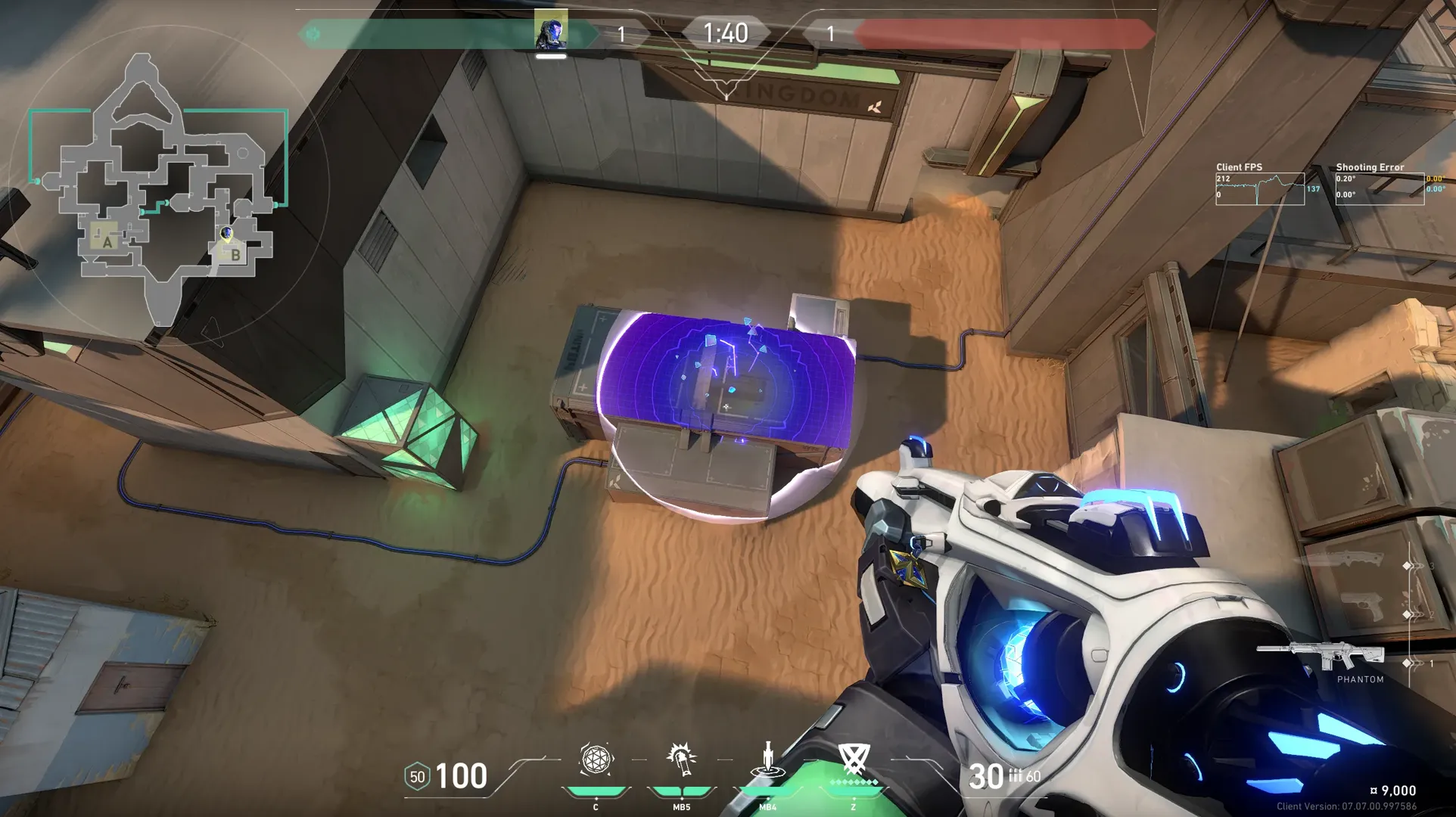 KAY/O Frag_Ment on Bind Attack Site B — step 3 of 3: Result
