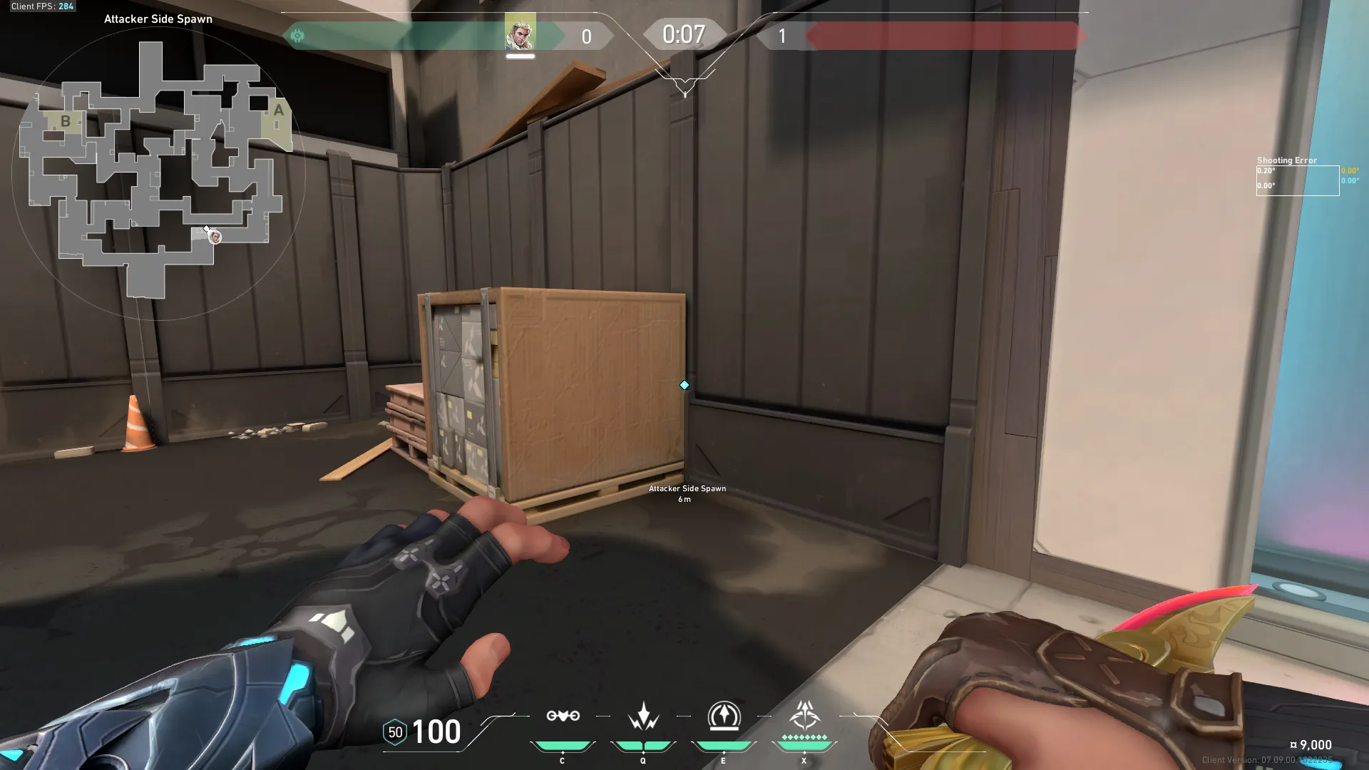 God Recon Dart From Attackers to A Ramp — Sova lineup on Split
