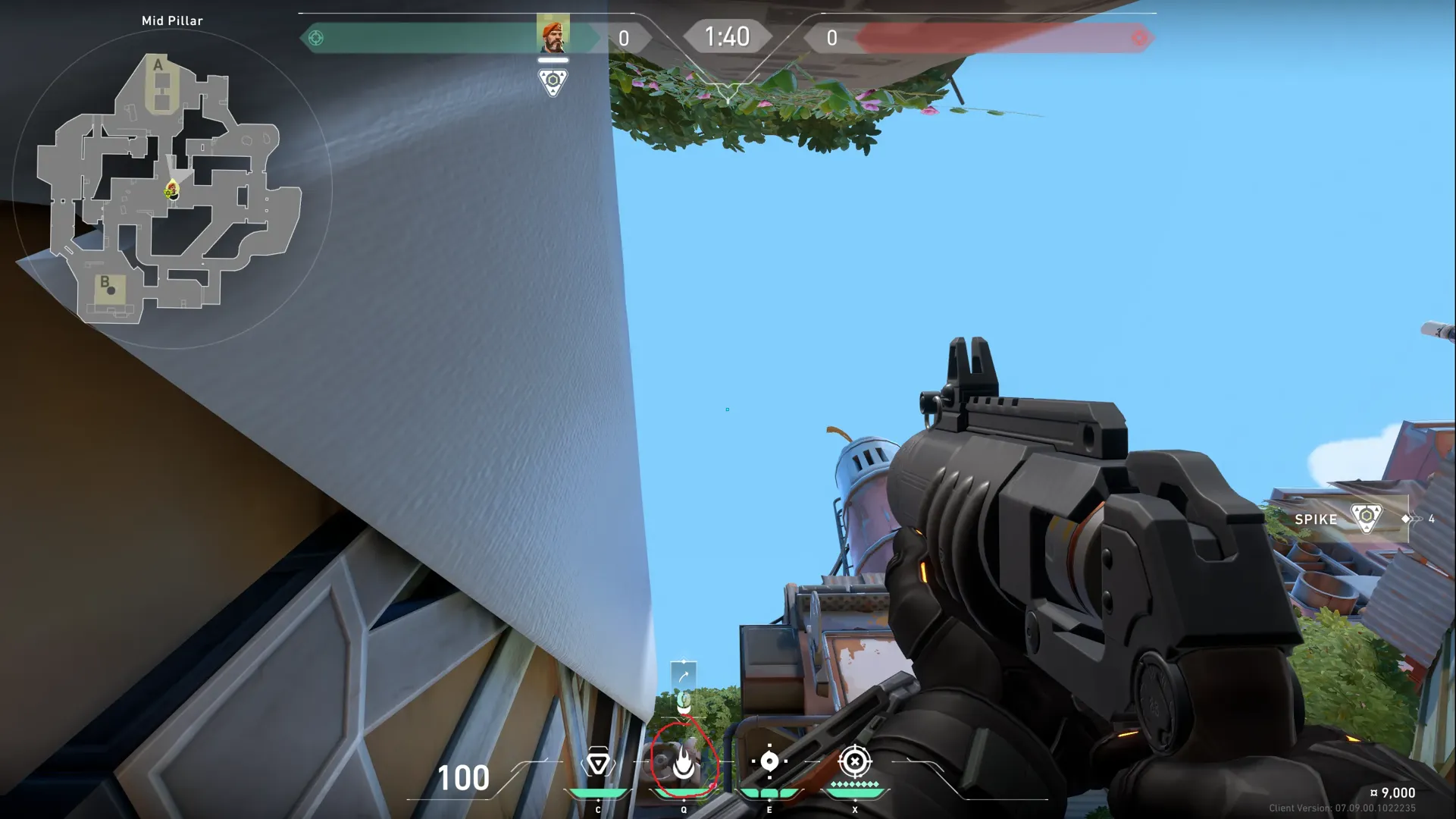 Brimstone Incendiary on Breeze Attack Site A — step 2 of 3: Aim — line up the shot