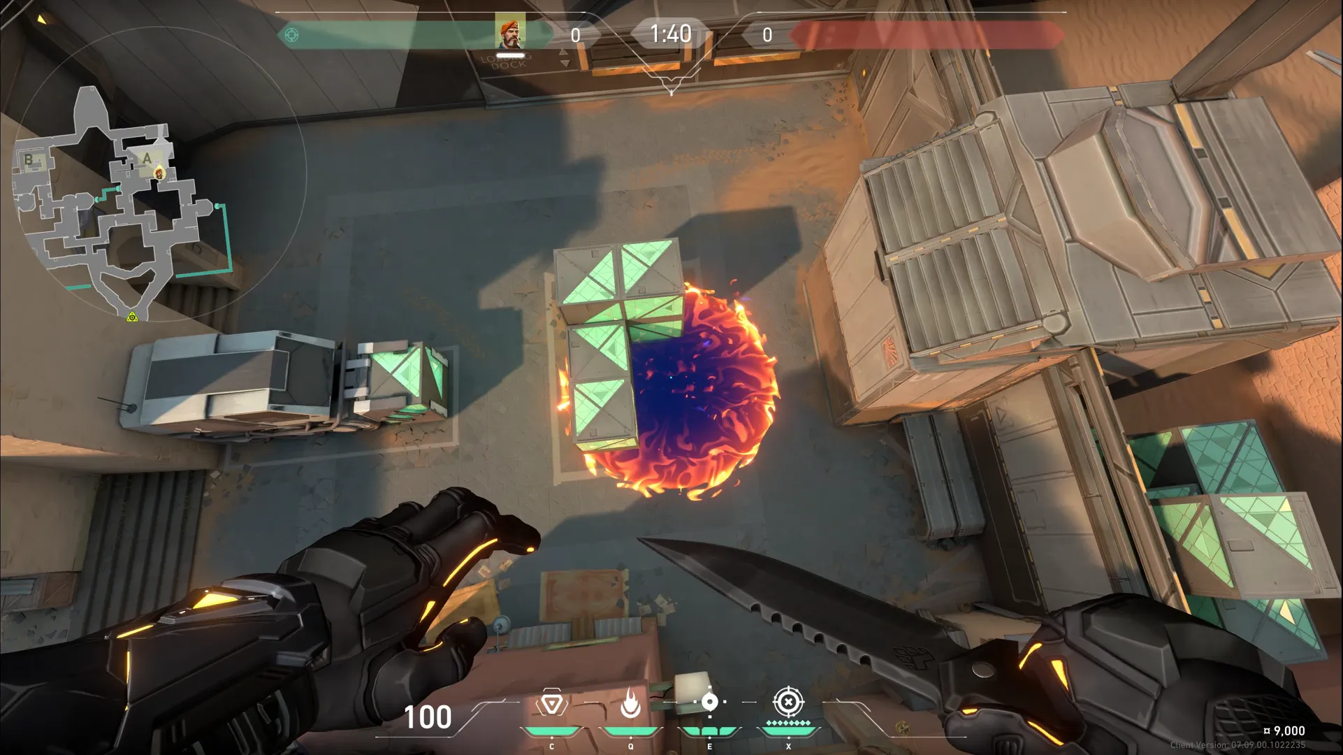 Brimstone Incendiary on Bind Attack Site A — step 3 of 3: Result