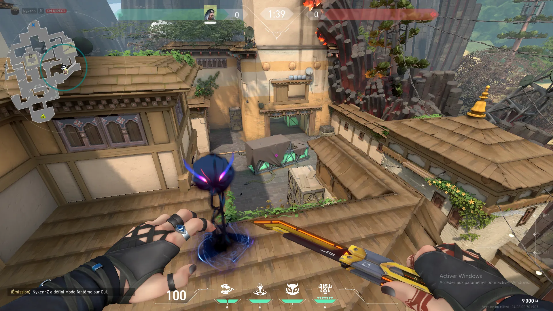 Fade Haunt on Haven Attack Site A — step 3 of 4: Aim — line up the shot