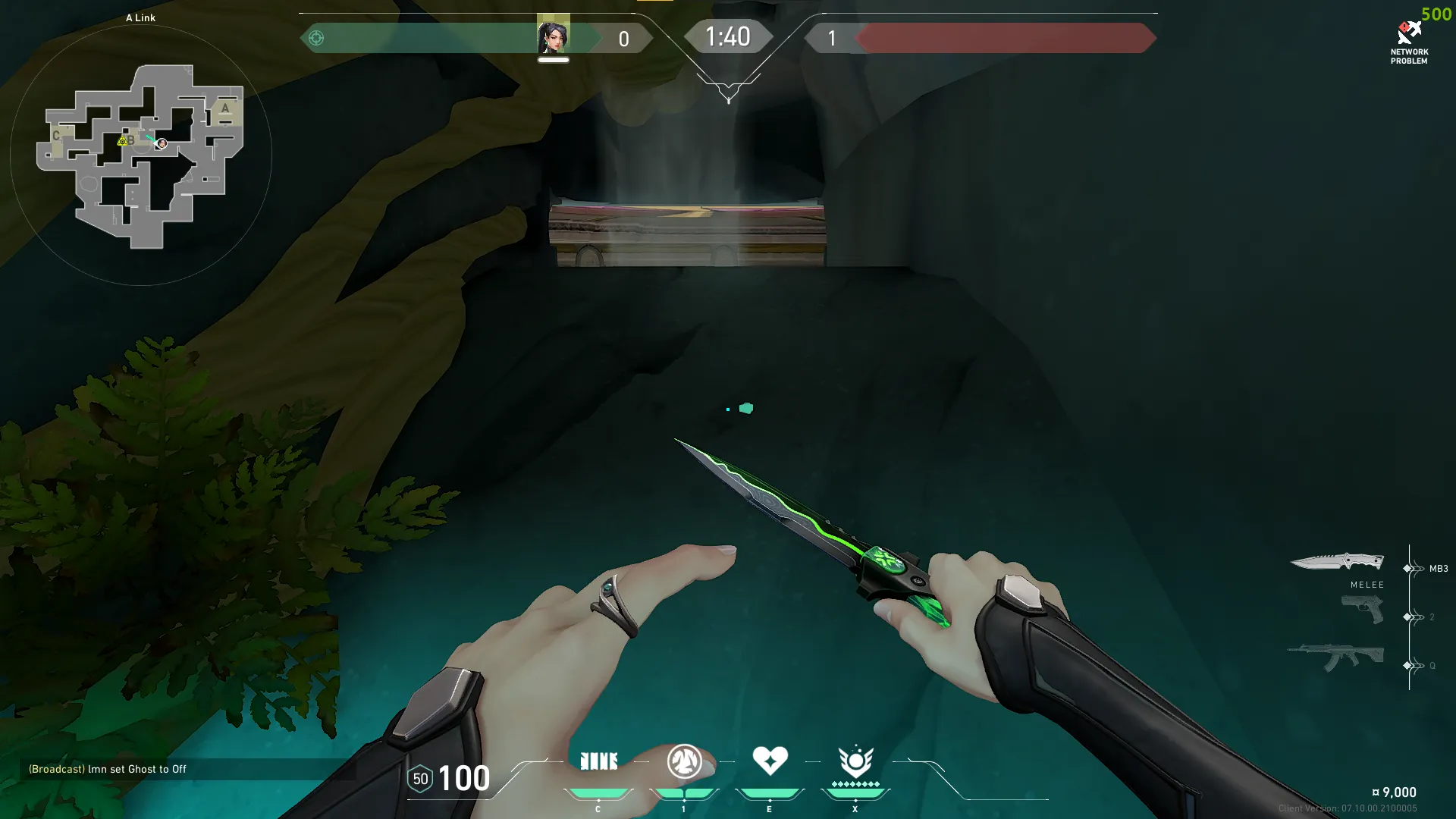 Sage Barrier Orb on Lotus Attack Site A — step 6 of 7: Aim — line up the shot