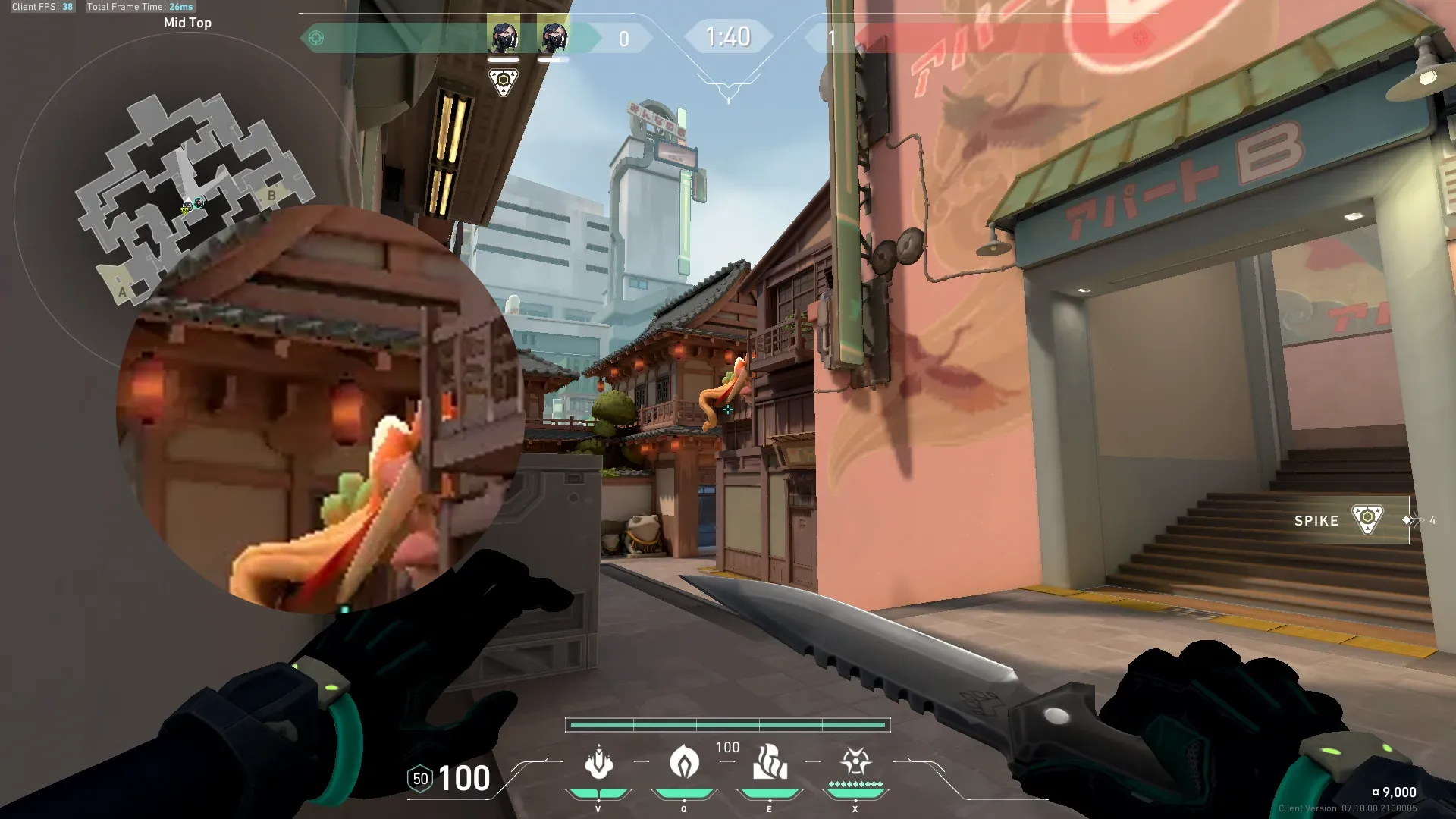 Viper Poison Cloud on Split Attack Mid — step 2 of 3: Aim — line up the shot