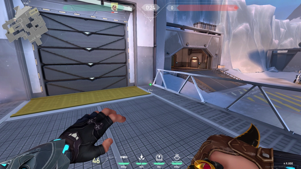 Defender Recon Dart for B Retake — Sova lineup on Icebox