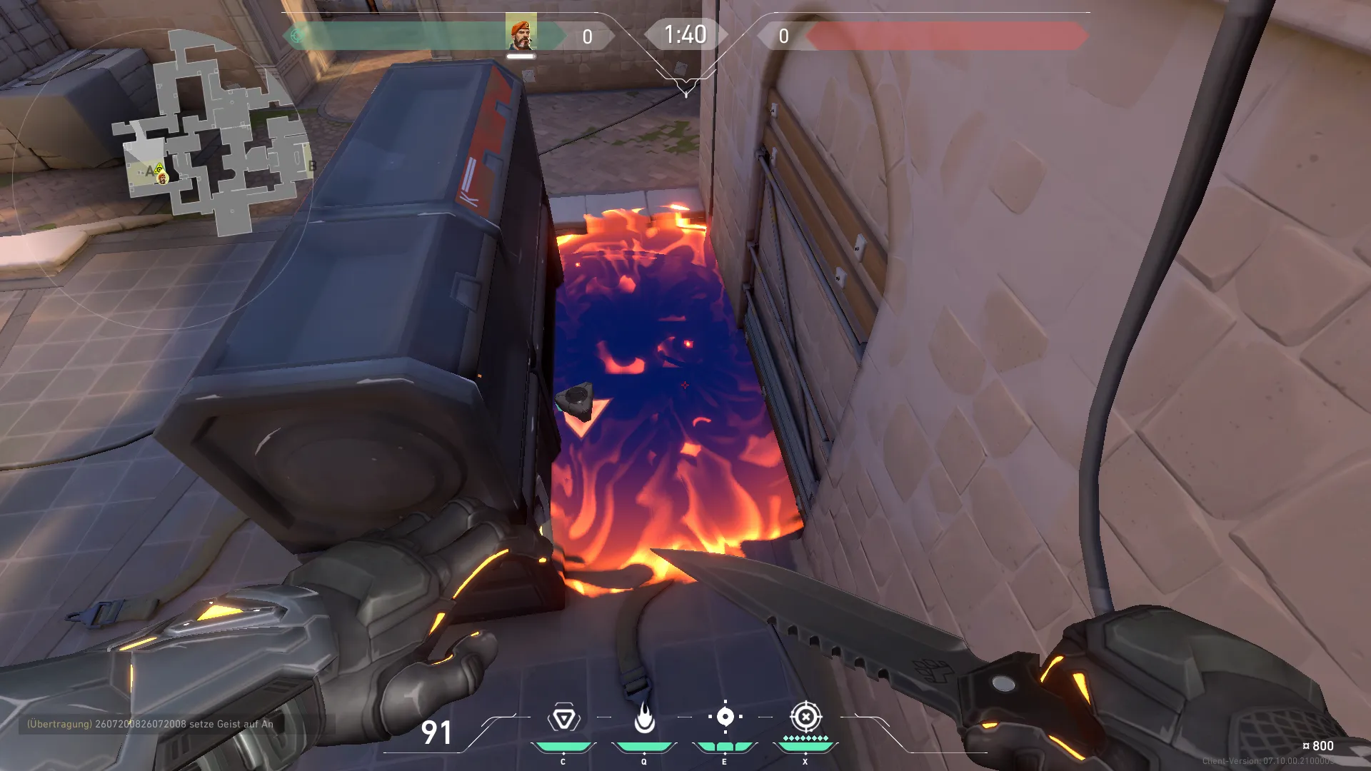 Brimstone Incendiary on Ascent Attack Site A — step 3 of 3: Result