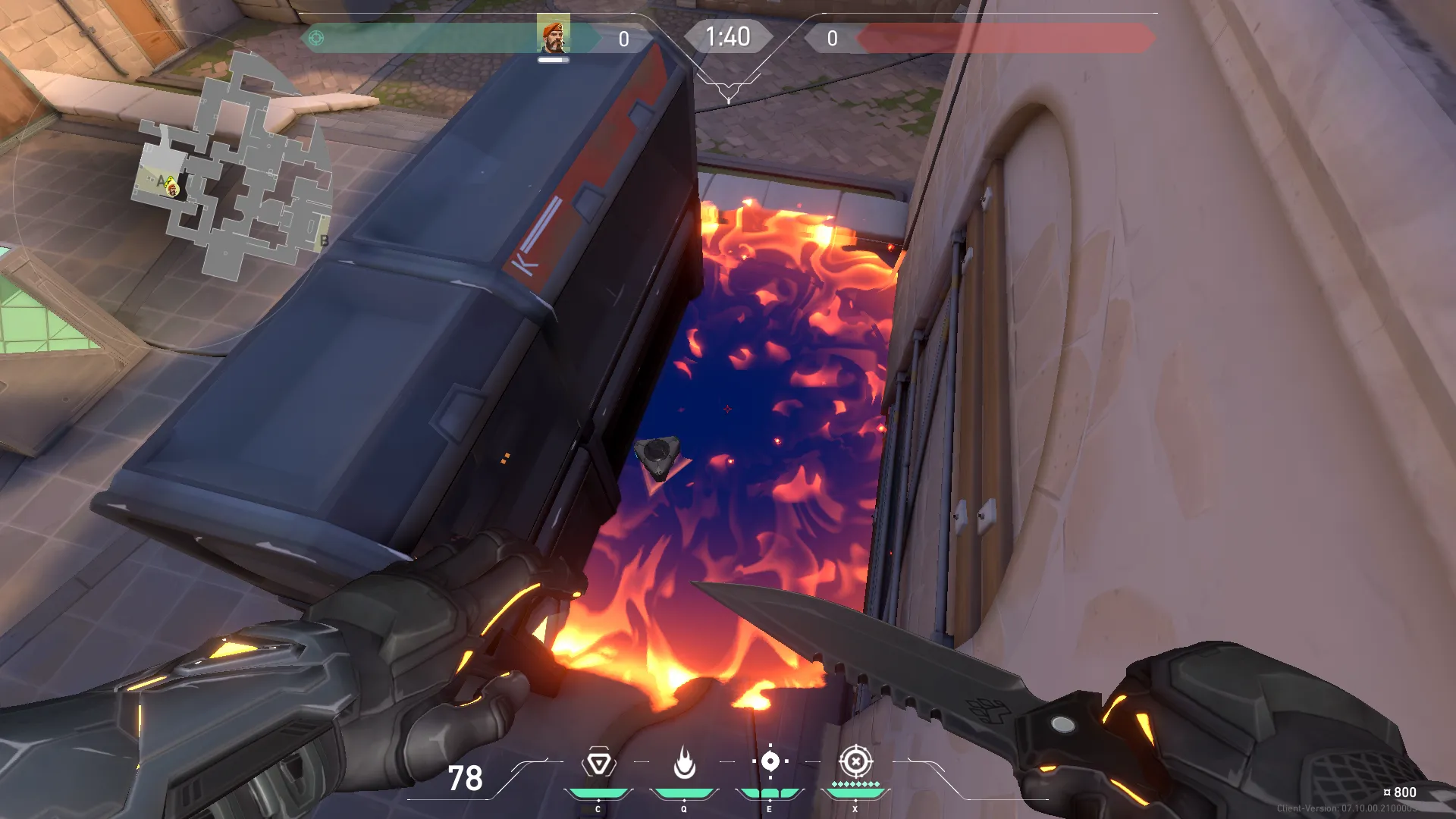 Brimstone Incendiary on Ascent Attack Site A — step 3 of 3: Result