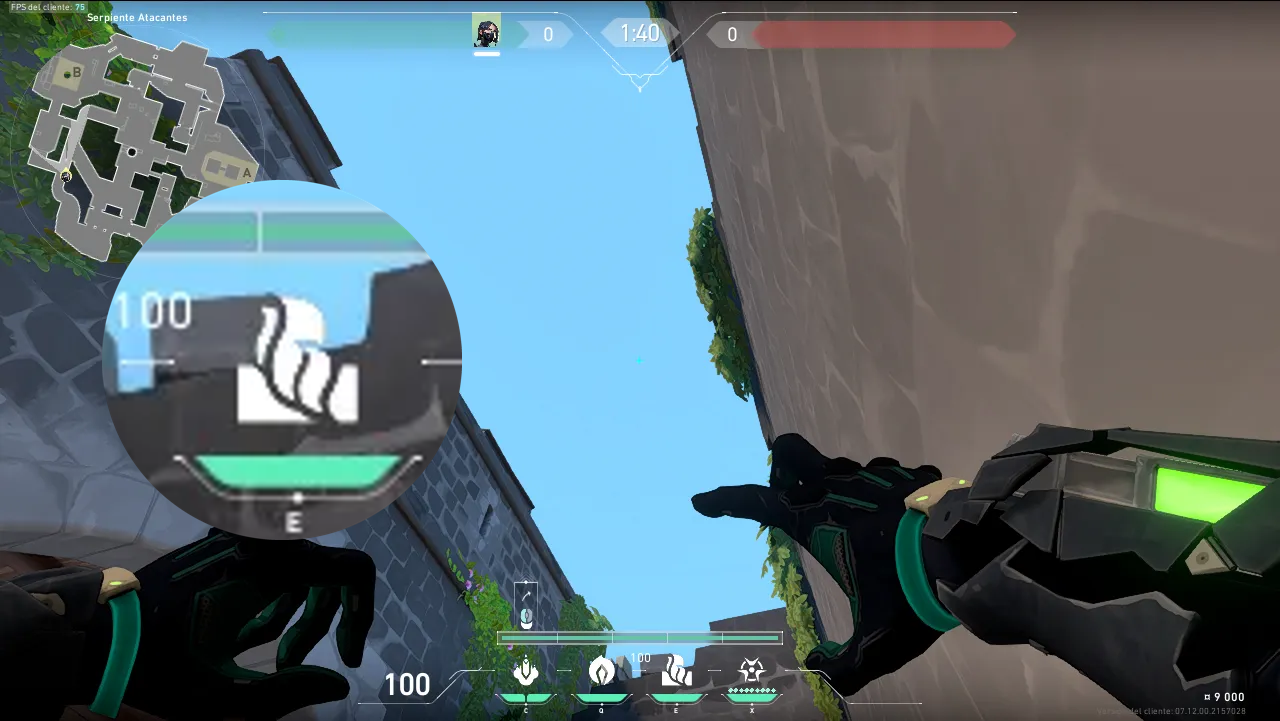 Viper Snake Bite on Breeze Attack Site B — step 2 of 3: Aim — line up the shot