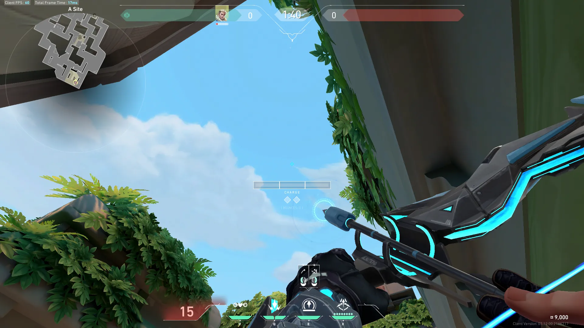 Sova Recon Bolt on Lotus Defense Site B — step 2 of 3: Aim — line up the shot