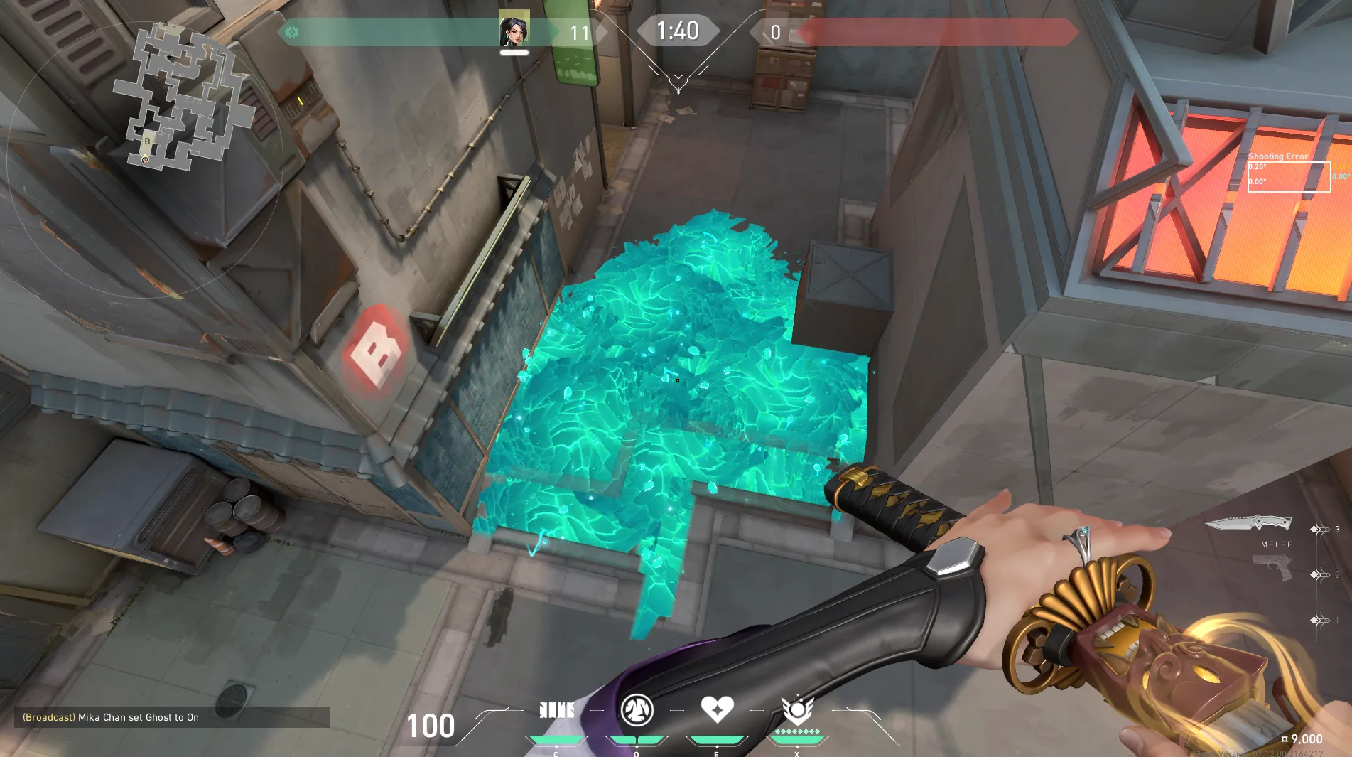 Viper Snake Bite on Split Attack Site B — step 8 of 16: Aim — line up the shot