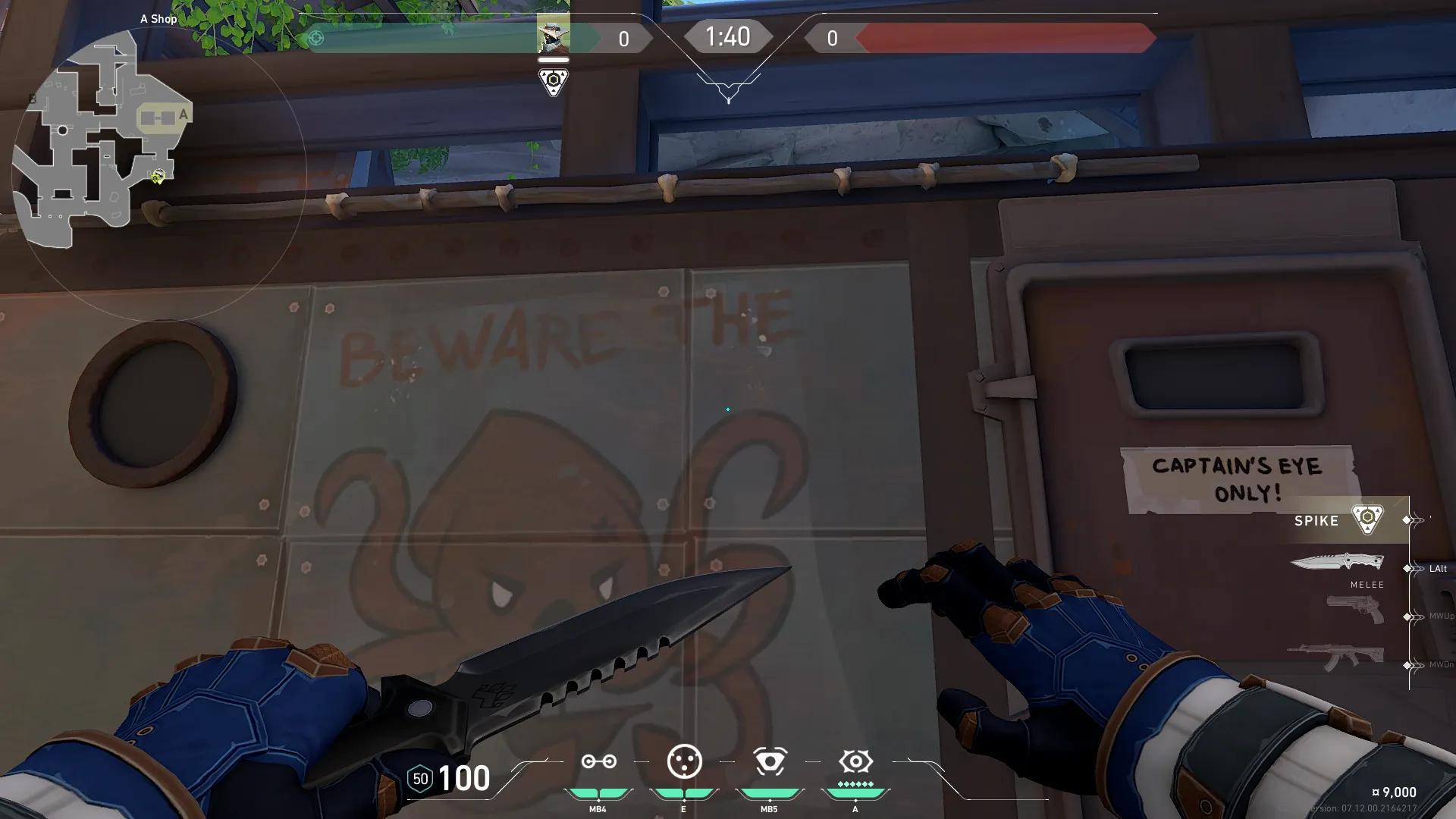 Camera Setup to see A Lobby and B Site — Cypher lineup on Breeze