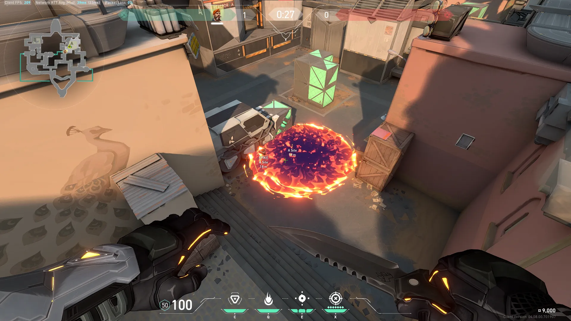 Brimstone Incendiary on Bind Defense Site A — step 4 of 4: Result
