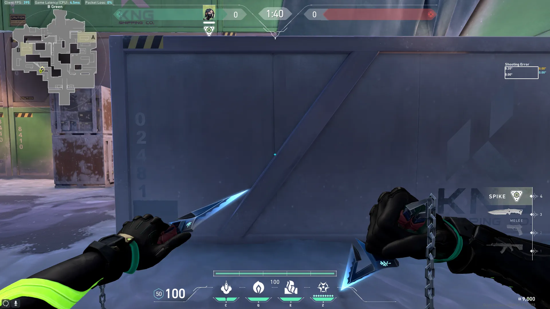 Orb for B Site Attack (new Icebox) — Viper lineup on Icebox