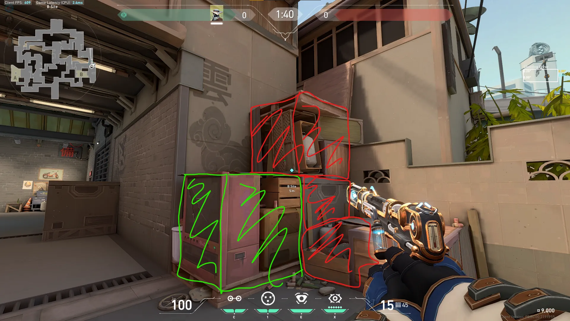 Split B Site Cam — Cypher lineup on Split