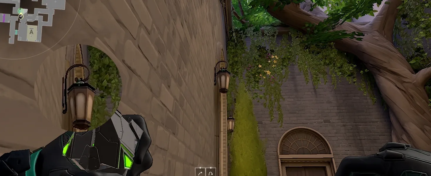 Viper Poison Cloud on Ascent Defense Mid — step 2 of 3: Aim — line up the shot