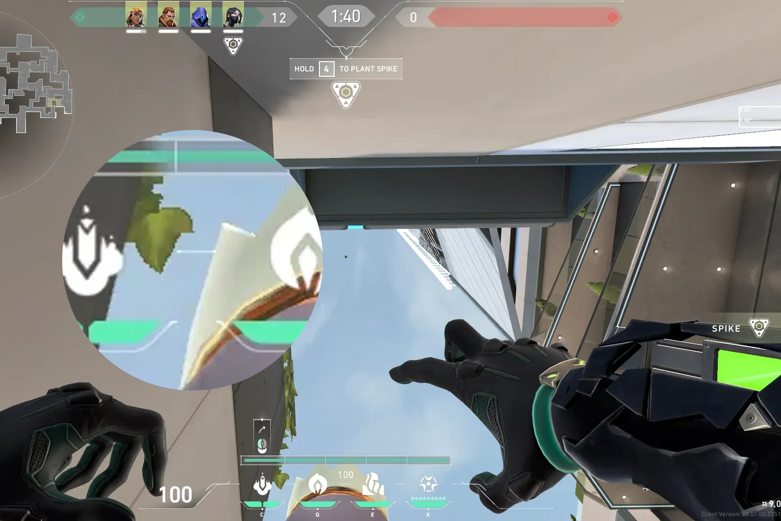 Viper Snake Bite on Split Defense Site A — step 2 of 3: Aim — line up the shot