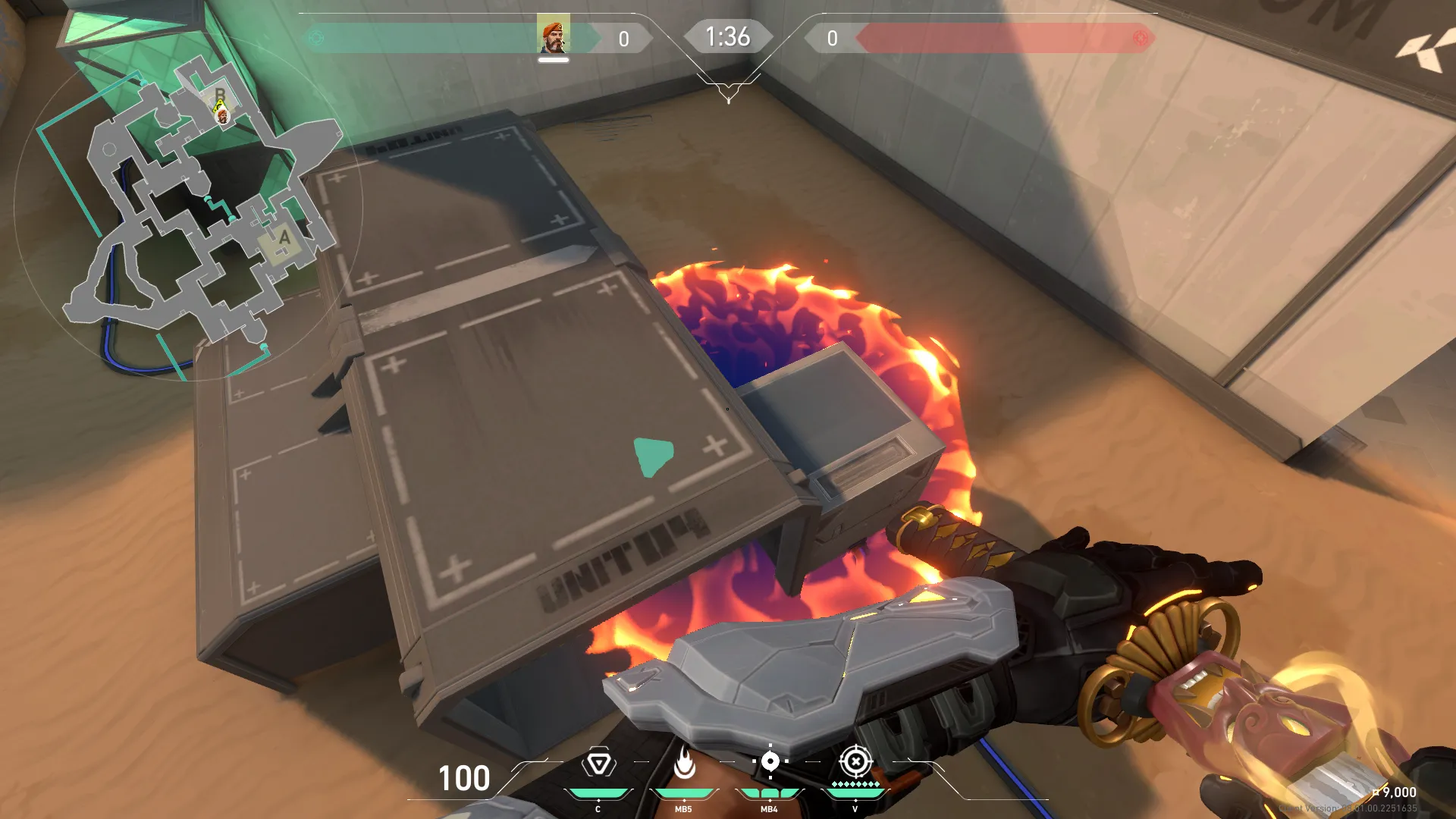 Brimstone Incendiary on Bind Attack Site B — step 4 of 4: Result