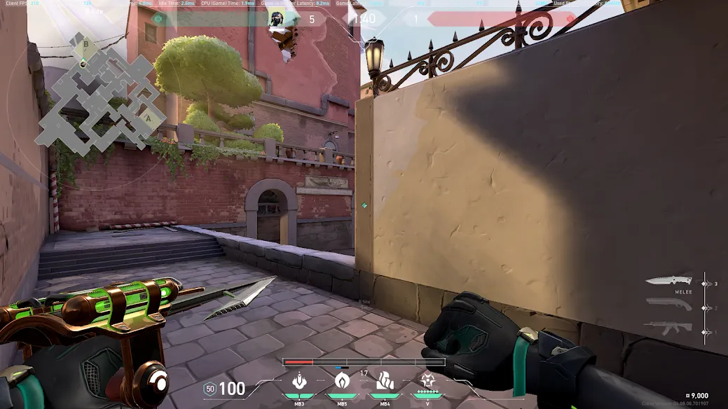 B Lane to B Main Deep One Way — Viper lineup on Ascent