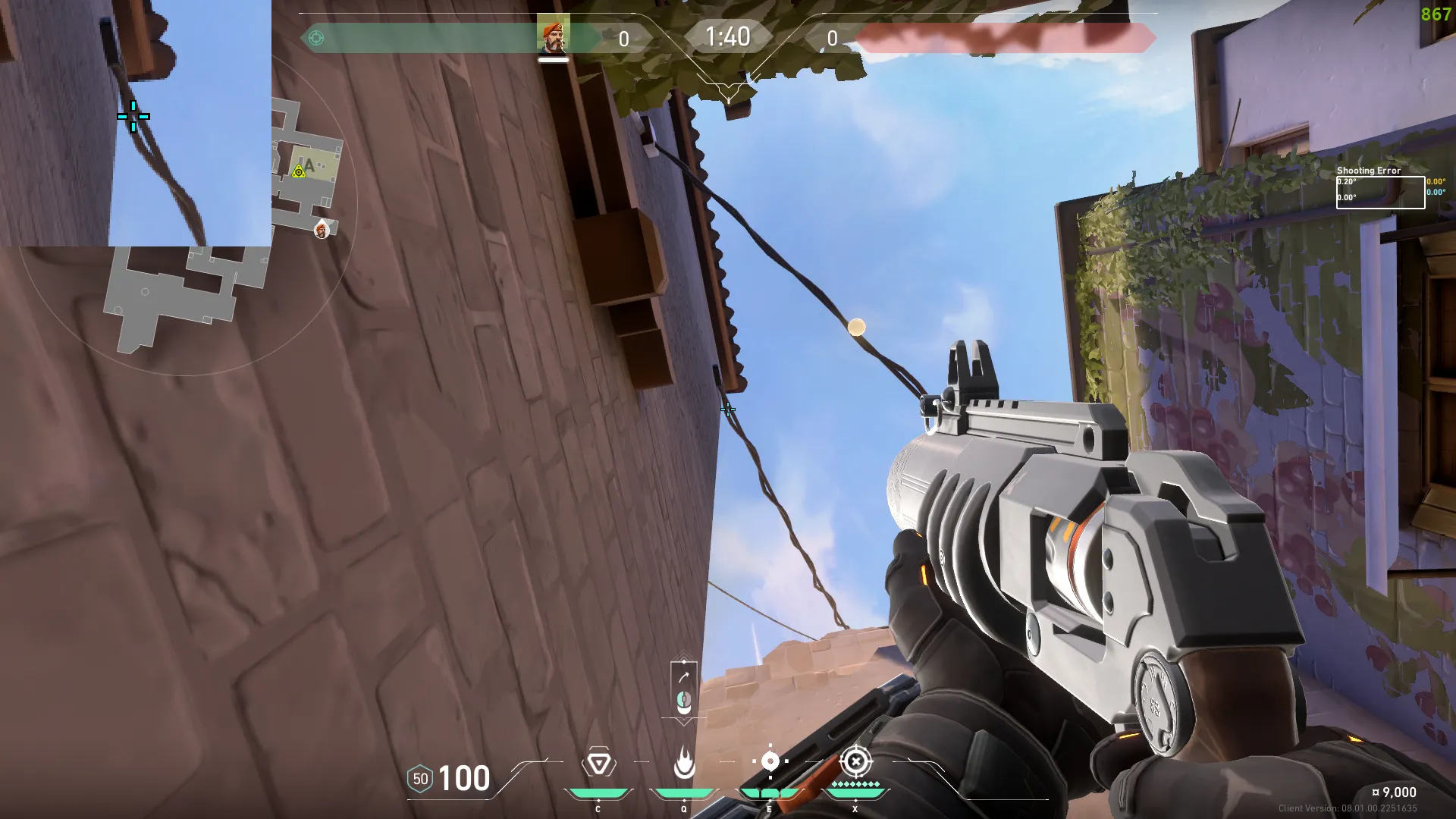 Brimstone Incendiary on Ascent Attack Site A — step 2 of 3: Aim — line up the shot