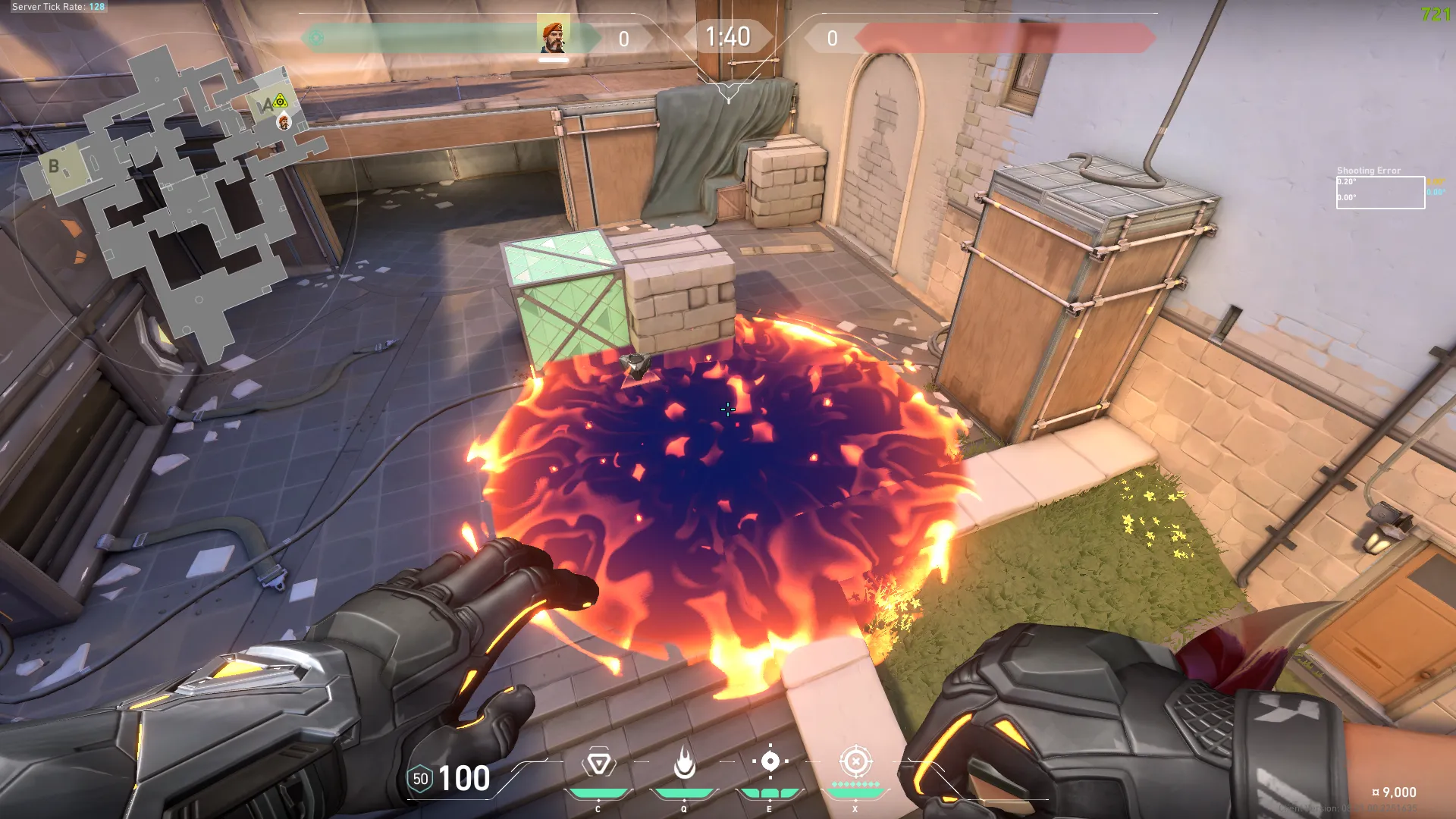 Brimstone Incendiary on Ascent Attack Site A — step 3 of 3: Result